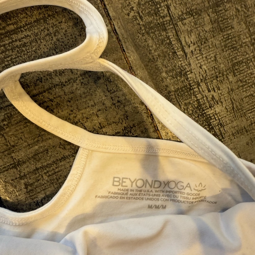 Beyond Yoga Spacedye White Tank - Picture 2 of 3
